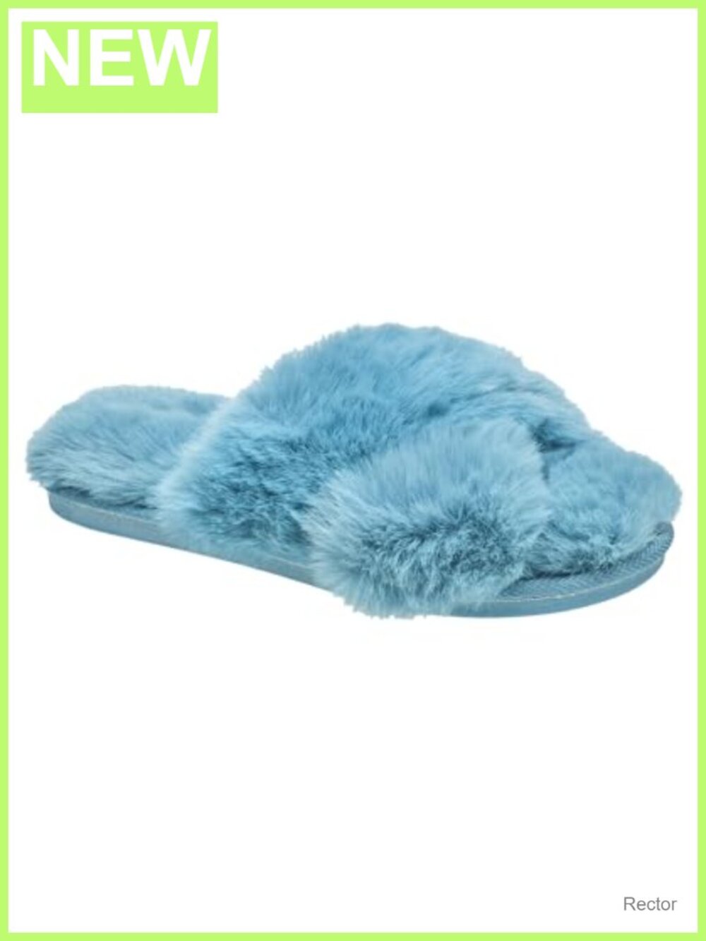 Nine West Women's Faux Fur Memory Foam Slippers Cozy House Slides